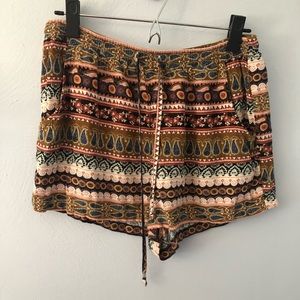 Patterned summer shorts